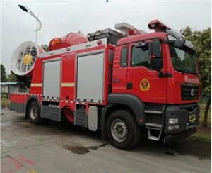 350,000 kubických metrov hasiaceho vozidla s výfukom dymu